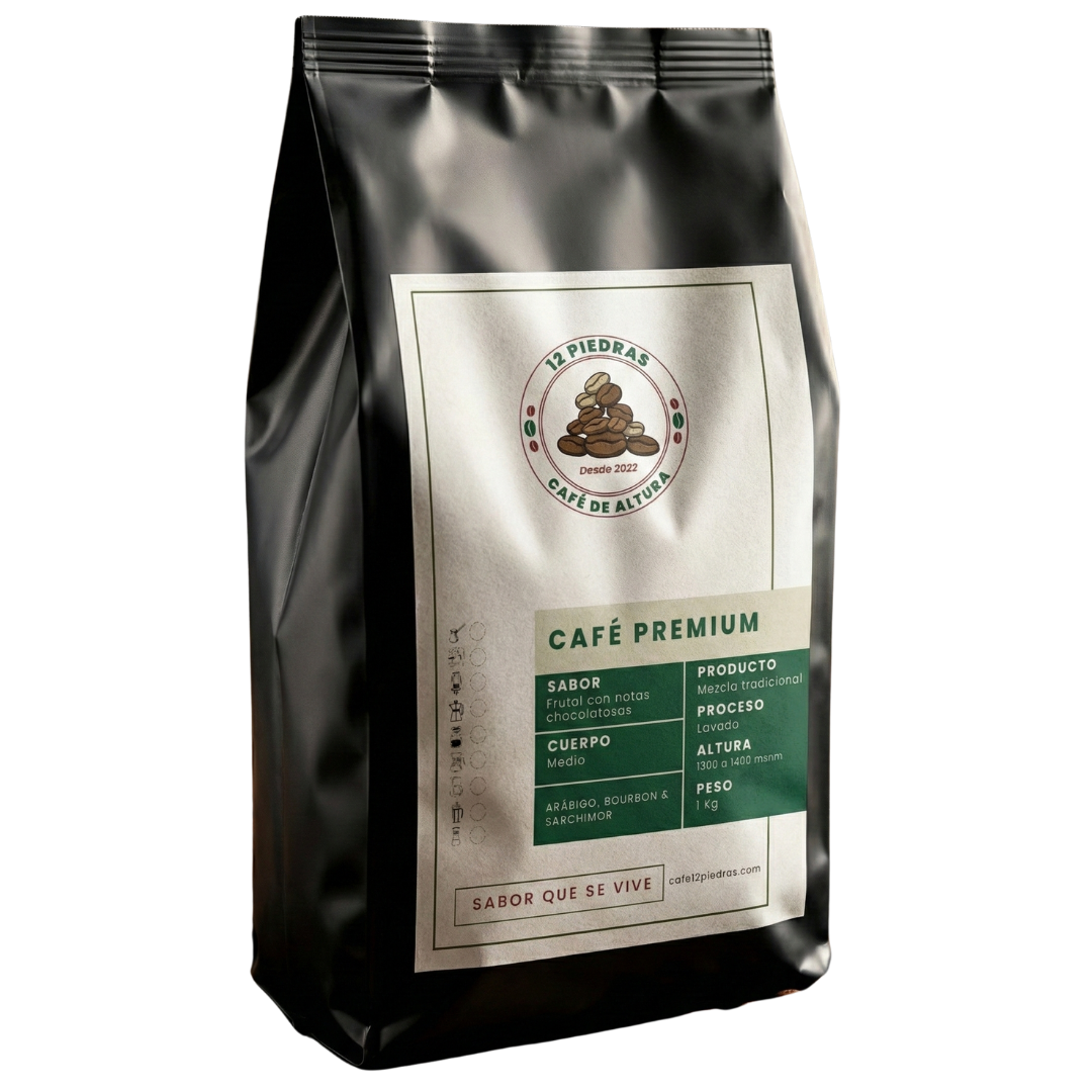 Bolsa Café 12 Piedras